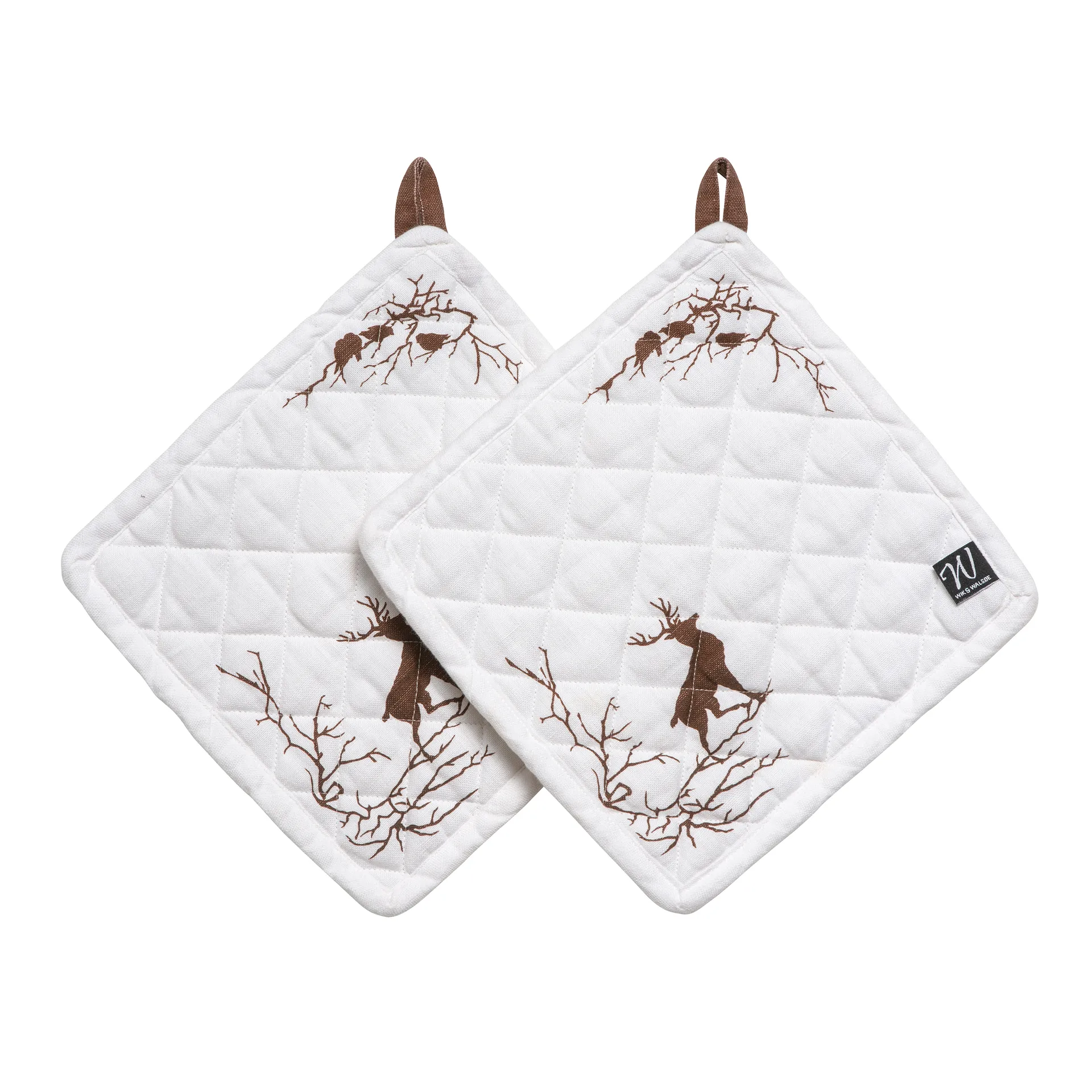 Alveskog Topflappen 2er Pack, Weiß Wik & Walsøe