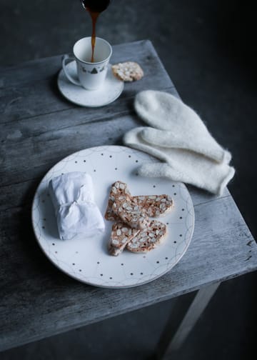 Julemorgen Girlander Teller 2er-Pack Ø28 cm - Weiß - Wik & Walsøe