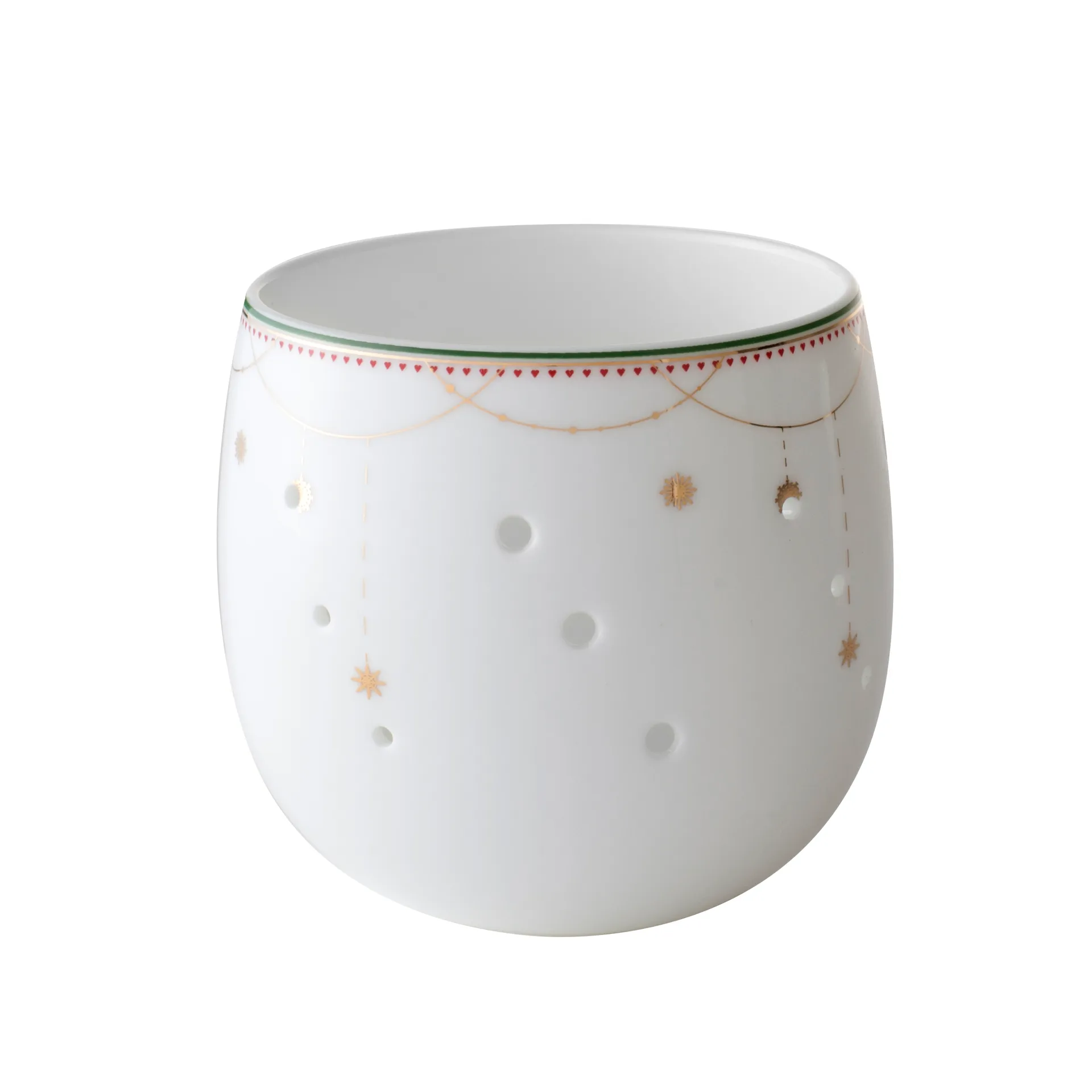 Julemorgen Schale-Windlicht, 8cm Wik & Walsøe