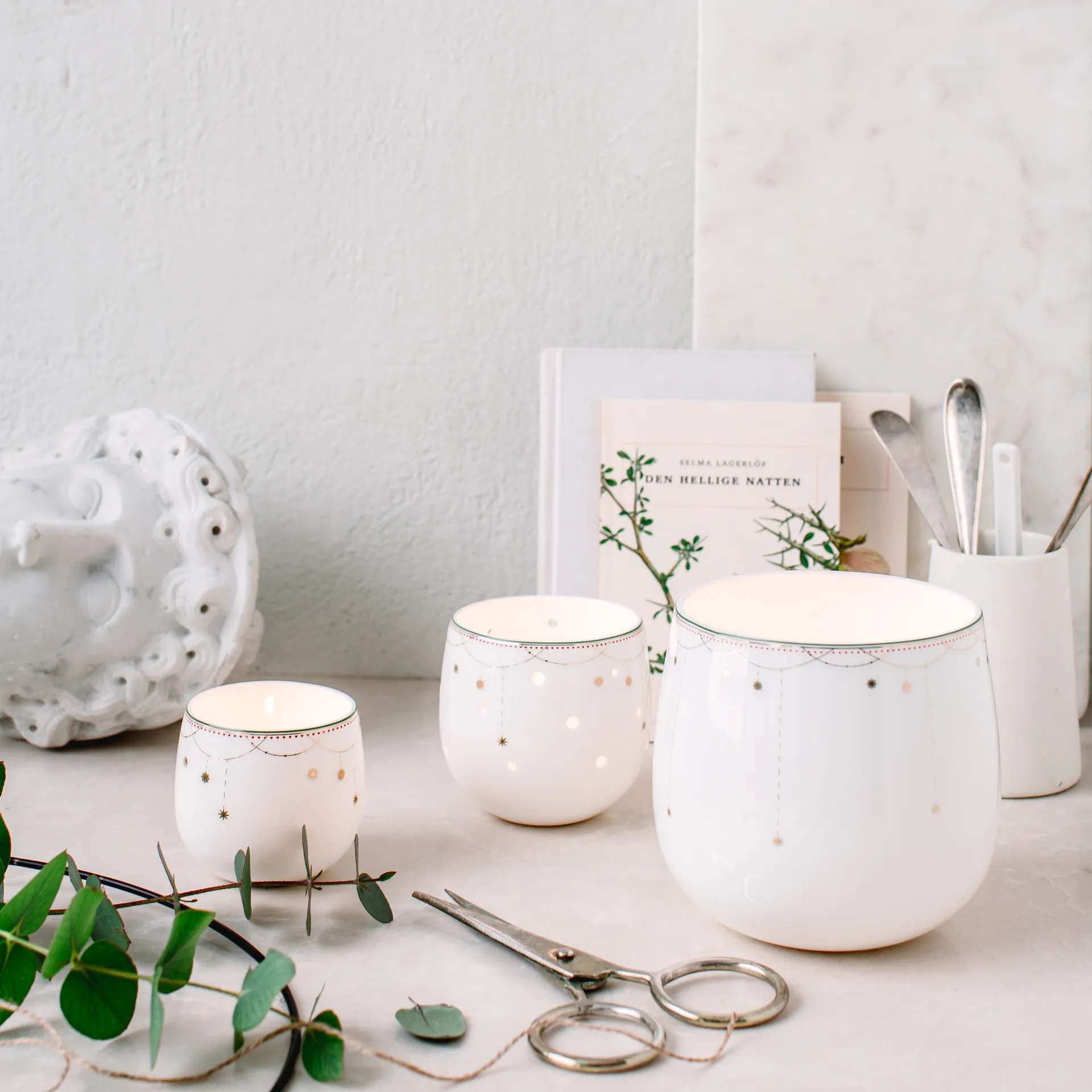 Julemorgen Schale-Windlicht, 8cm Wik & Walsøe