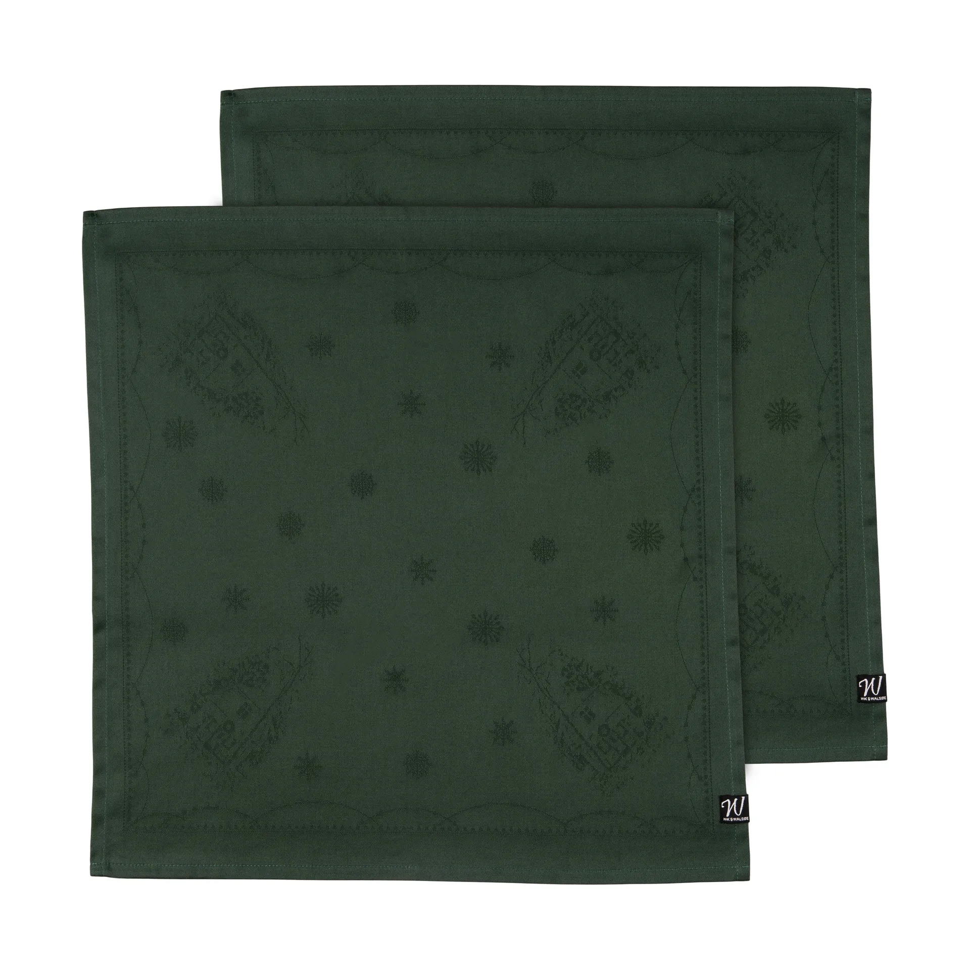 Julemorgen Stoffserviette 45x45 cm 2er-Pack, Grün Wik & Walsøe