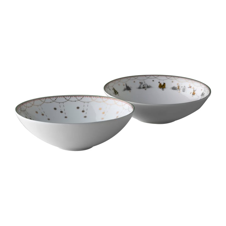 Julemorgen Story & Garlander kleine Schale 2er-Pack, Ø 12 cm Wik & Walsøe