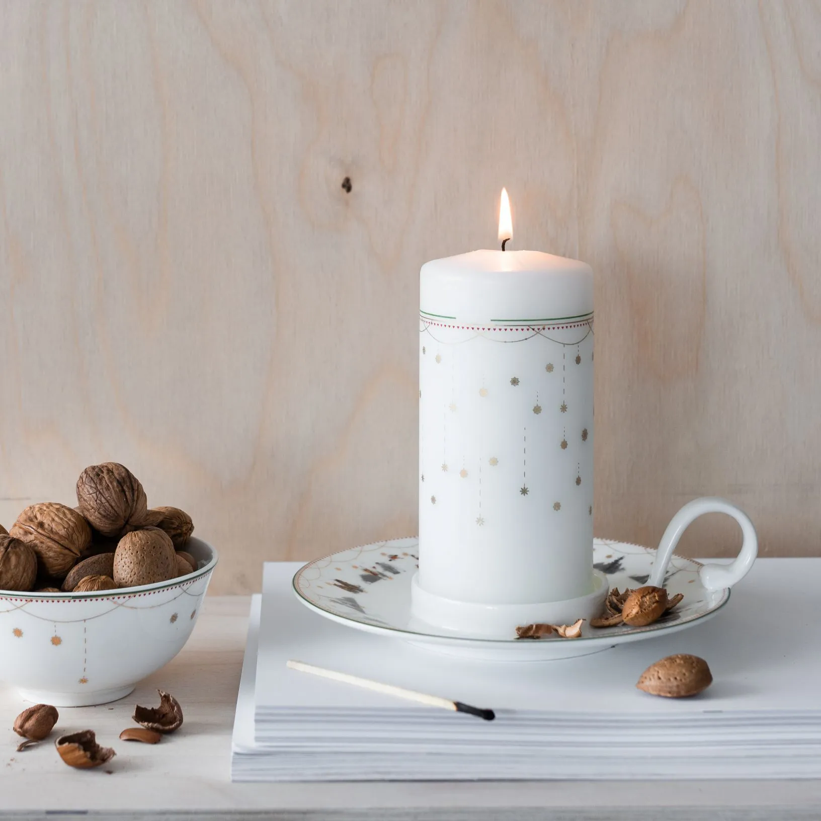 Julemorgen Story Kerzenhalter, Weiß Wik & Walsøe