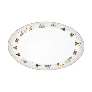 Julemorgen Story ovale Servierplatte - 39 cm - Wik & Walsøe