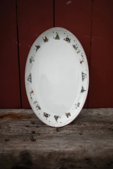 Julemorgen Story ovale Servierplatte - 39 cm - Wik & Walsøe