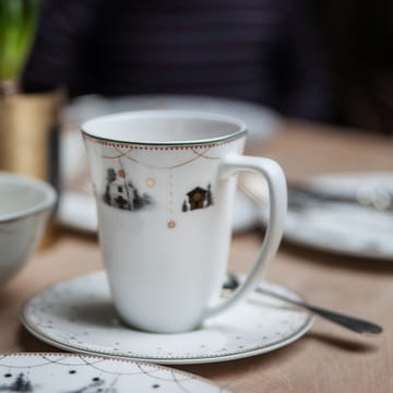 Julemorgen Tasse und Teller 20cl - Weiß - Wik & Walsøe