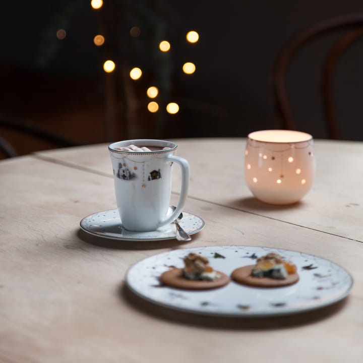 Julemorgen Tasse und Teller 20cl - Weiß - Wik & Walsøe