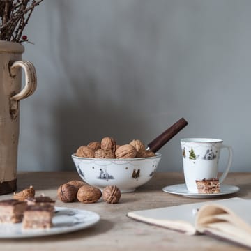 Julemorgen Teller für 30cl Tasse - Weiß - Wik & Walsøe