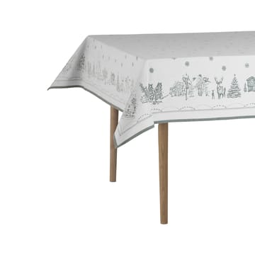 Julemorgen Tischdecke - Weiß-grün, 140x340 cm - Wik & Walsøe