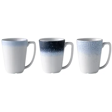 Osean Tasse 20cl 3er Pack - Blau-weiß - Wik & Walsøe