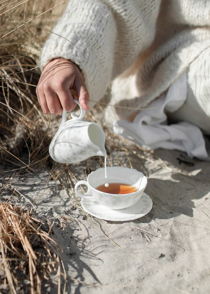 Slåpeblom Teetasse und Untertasse 30cl - Grau - Wik & Walsøe