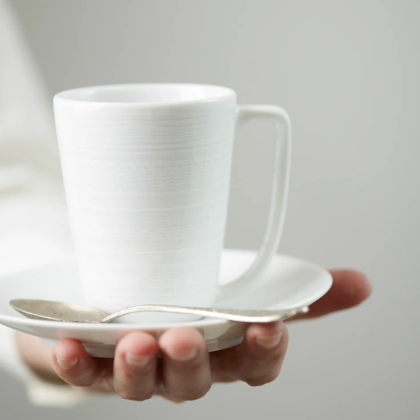 Whitewood Tasse und Teller, 20cl Wik & Walsøe