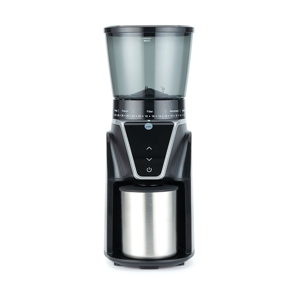 Wilfa CG1S-275 Kaffeemühle mit digitalem Timer Schwarz