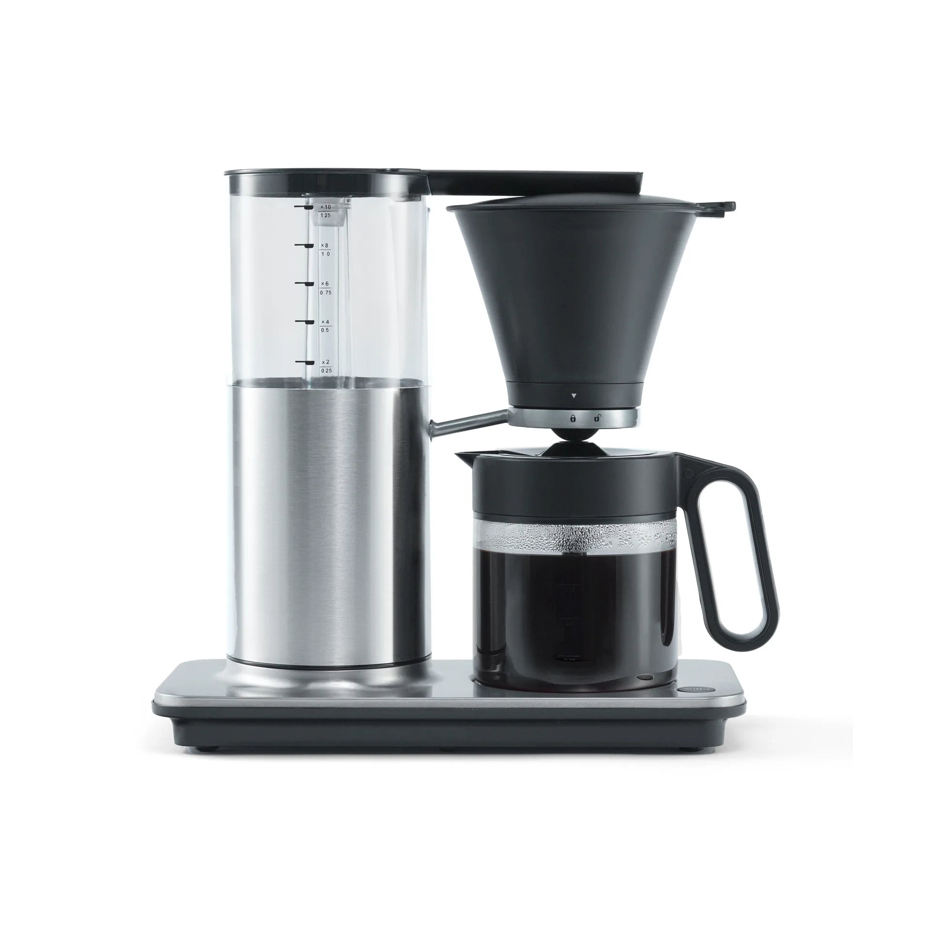 Classic Tall Kaffeemaschine 12 Tassen, Silber Wilfa