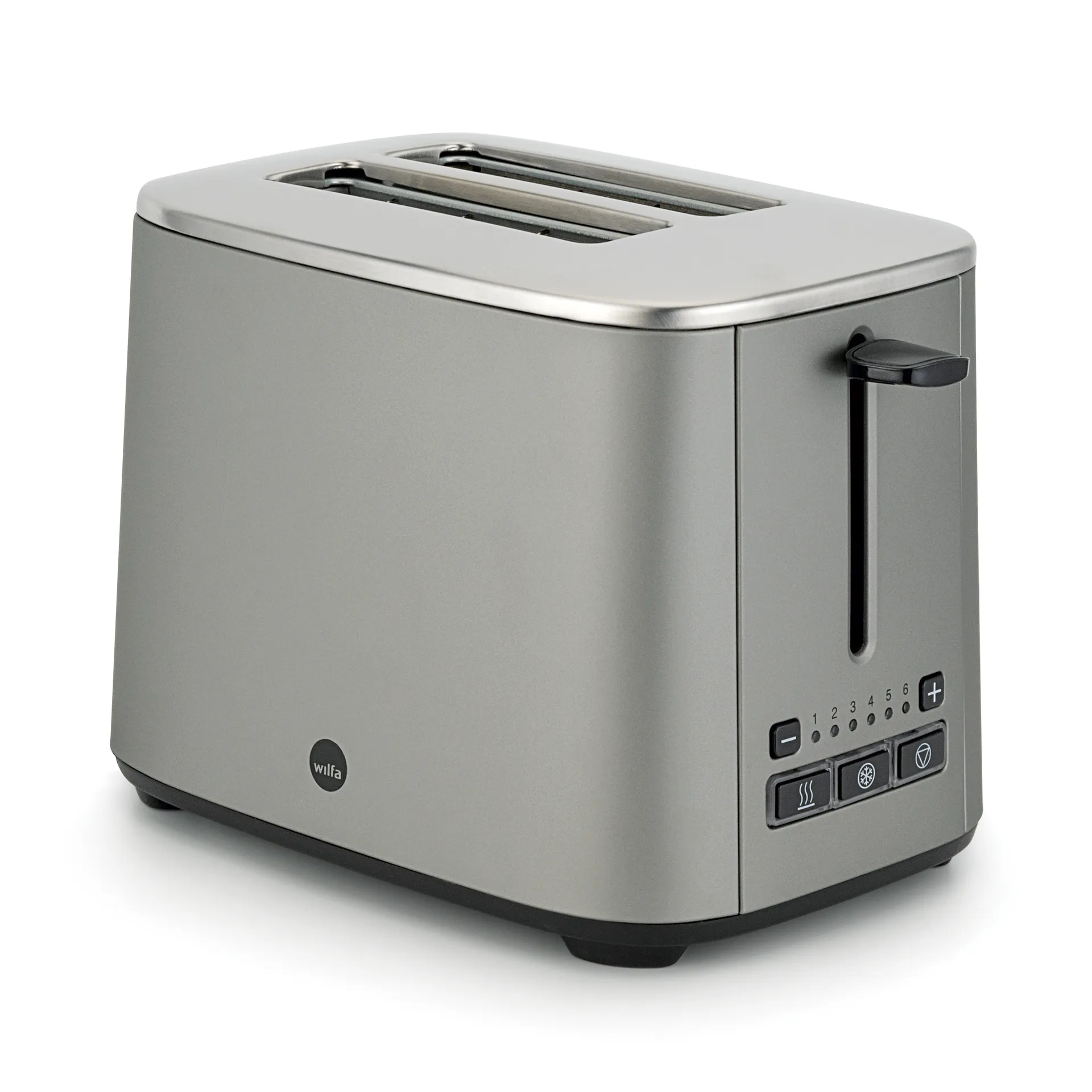 CT-1000T Classic Toaster für 2 Scheiben, Silber Wilfa
