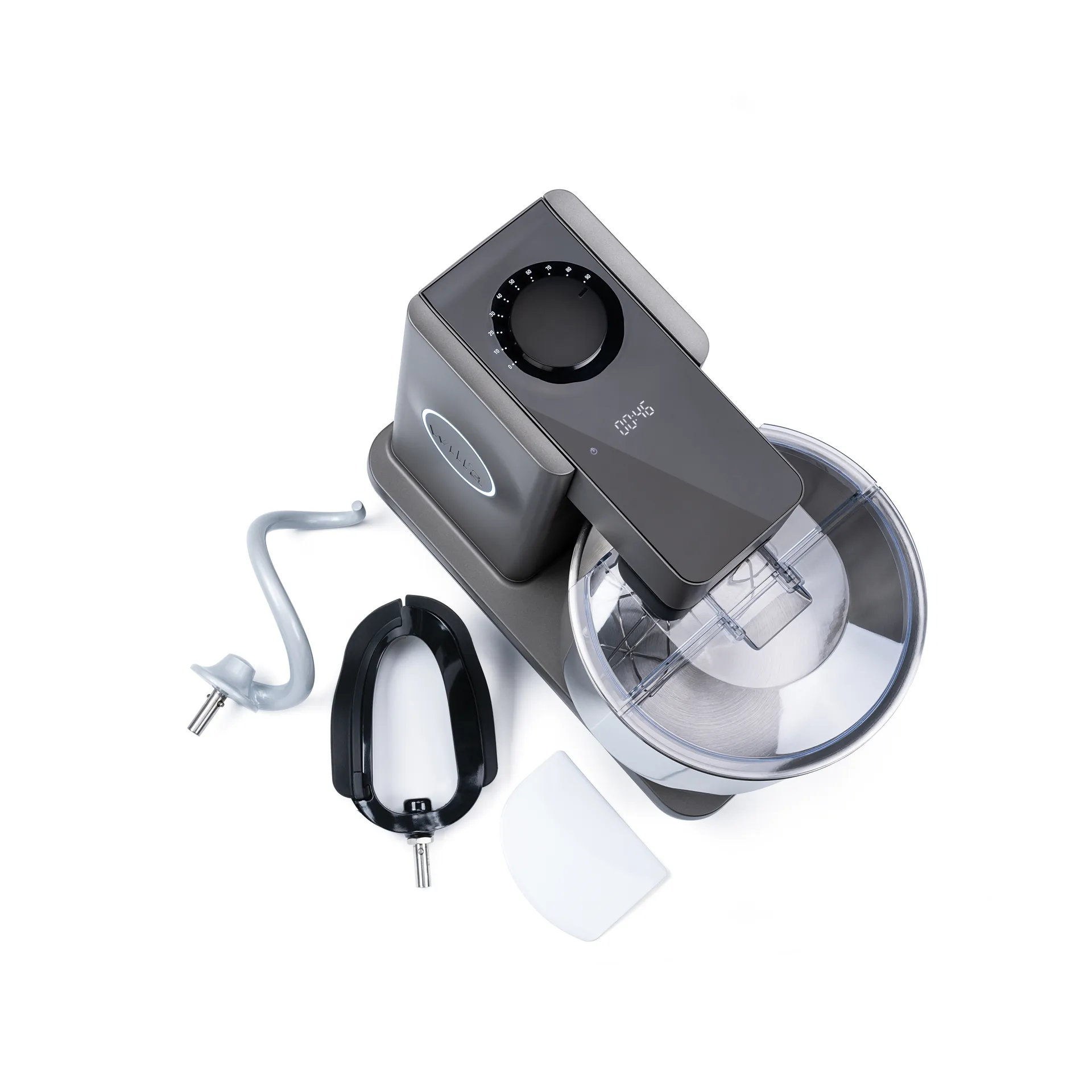 Probaker timer KM2GY-T70 Küchenmaschine 7-teilig, Titan Wilfa