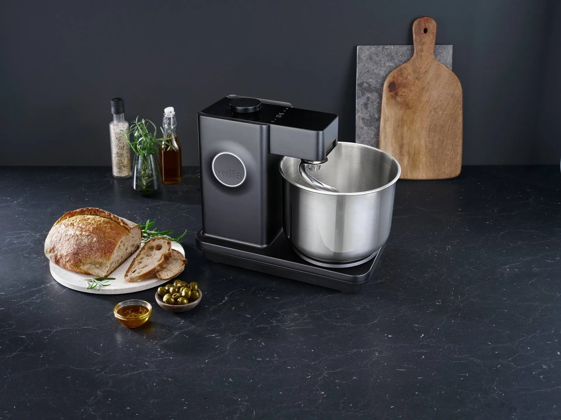 Probaker timer Küchenmaschine, Schwarz, 5-teilig Wilfa