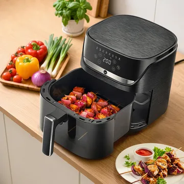 Wilfa AF5B-60P Crispier Heißluftfritteuse - Schwarz, 6 l - Wilfa