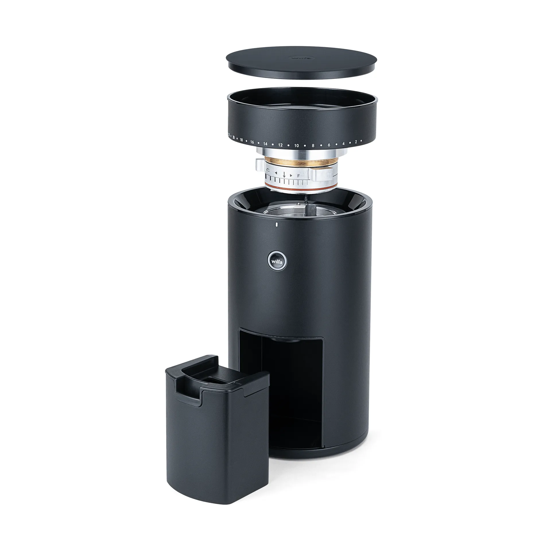 Wilfa CG4B-S150 Uniform Evo Kaffeemühle, Schwarz Wilfa