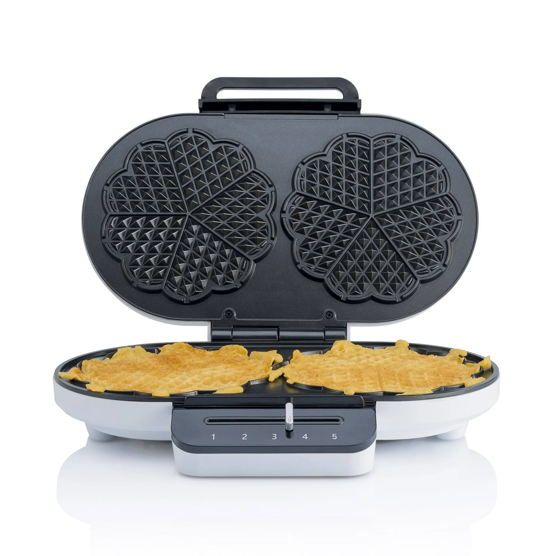 Wilfa WDWA-516WP Tradition Double Waffeleisen, Weiß Wilfa