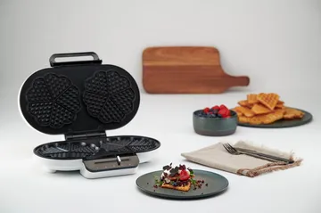 Wilfa WDWA-516WP Tradition Double Waffeleisen - Weiß - Wilfa