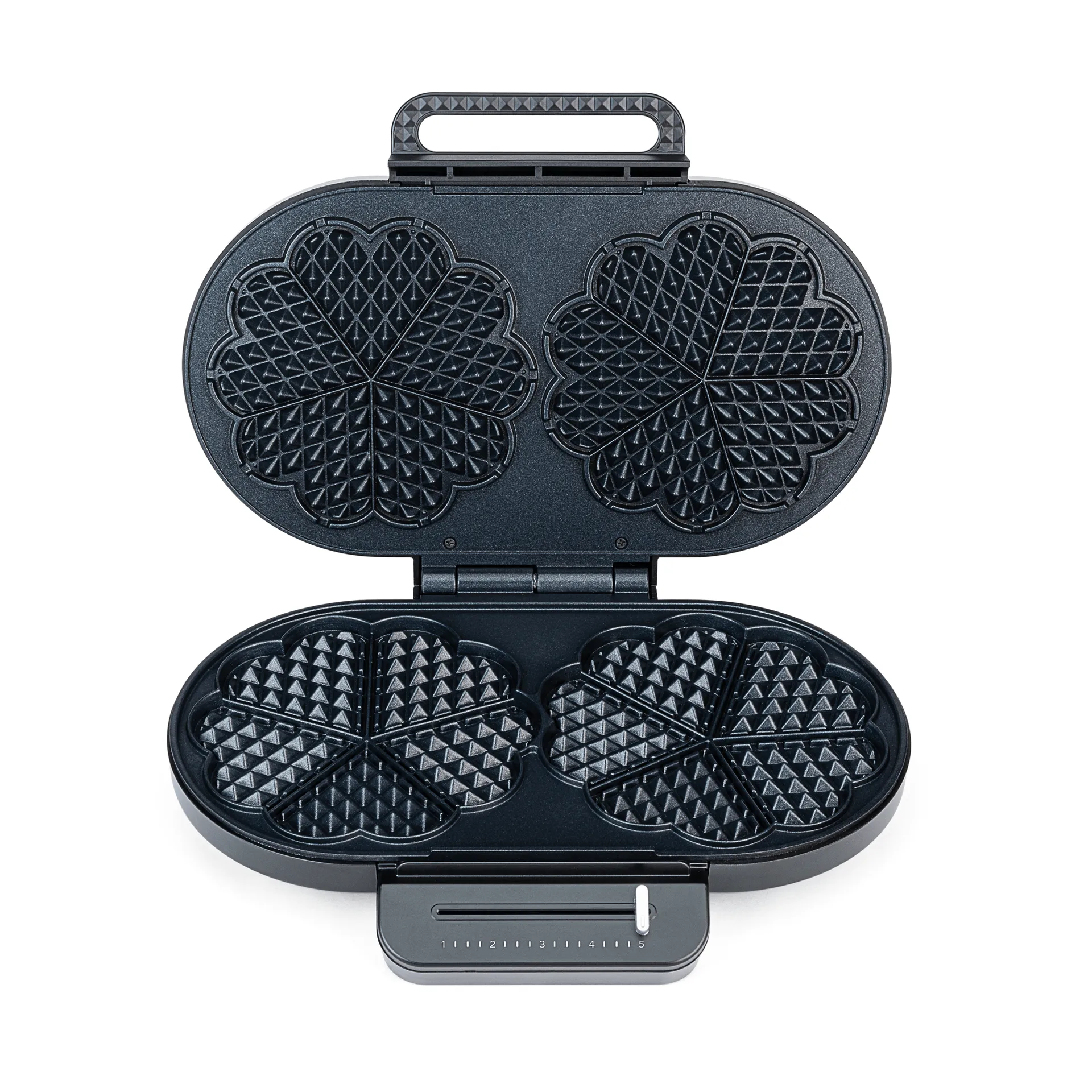 Wilfa WM4DB-160P Doppel-Waffeleisen, Schwarz Wilfa