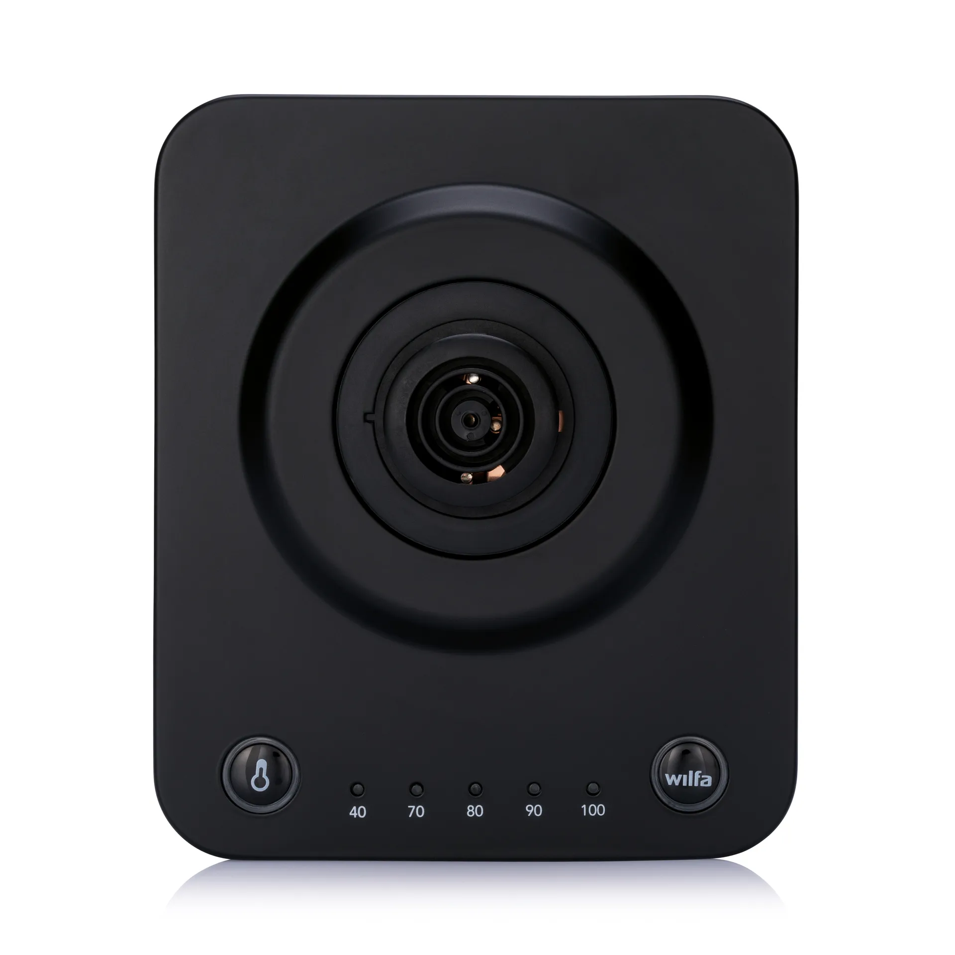 WSDK-2000B Wasserkocher Temperaturwahl 1,25 L, Schwarz Wilfa
