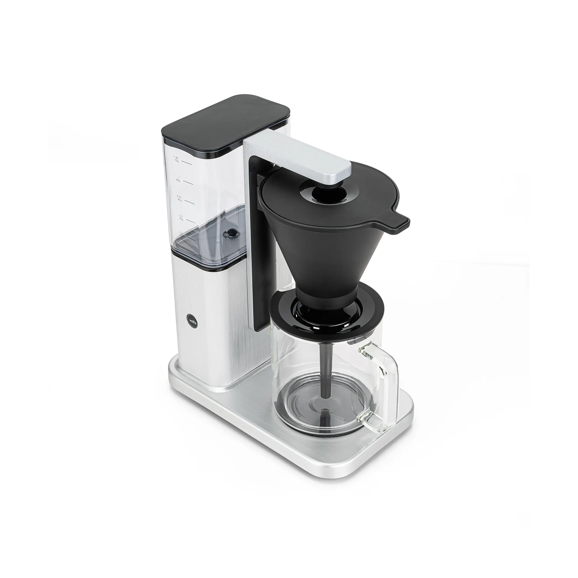 Zense CM10ABA-A125 alux auto Kaffeemaschine, Silber Wilfa