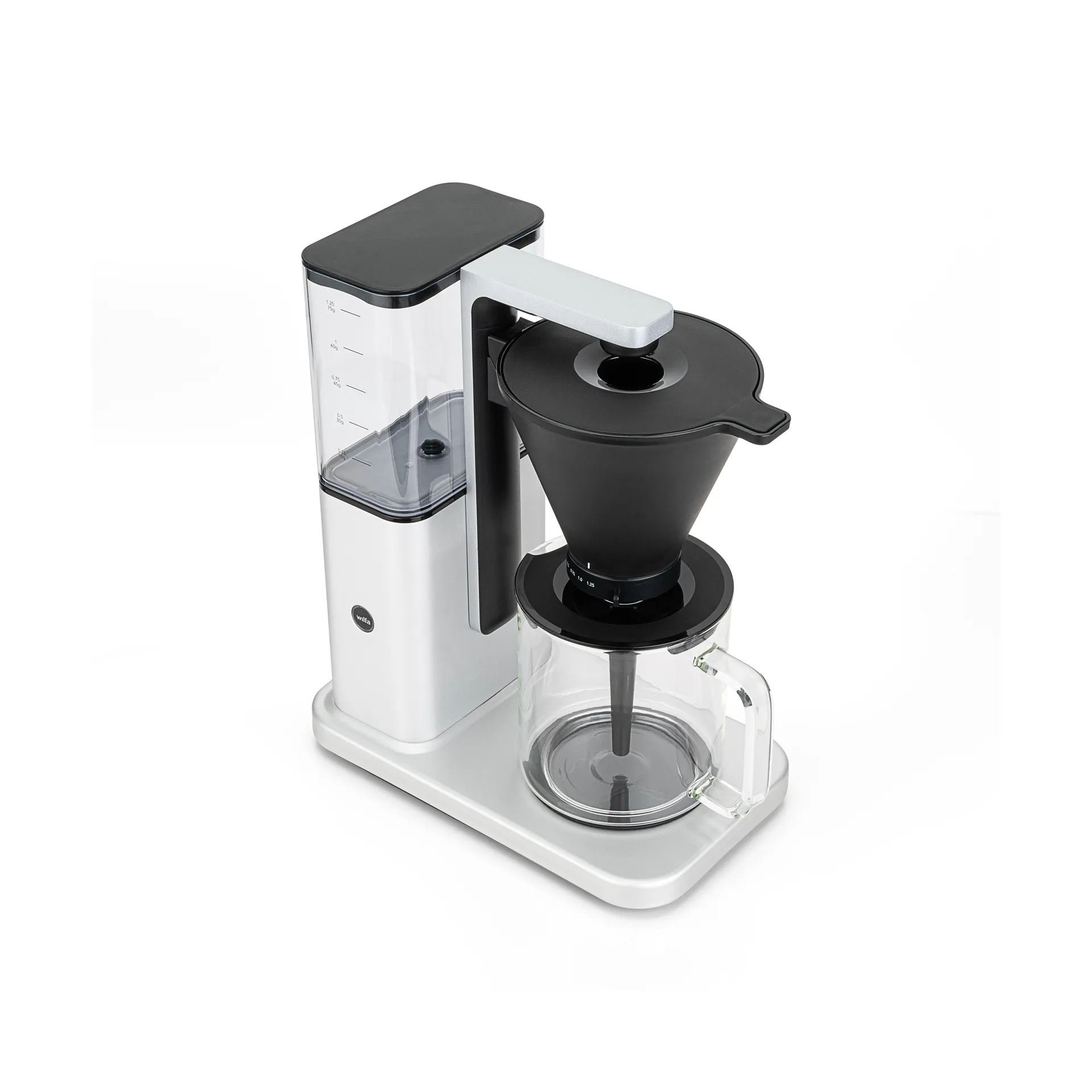 Zense CM10APA-M125 alux Kaffeemaschine, Silber Wilfa