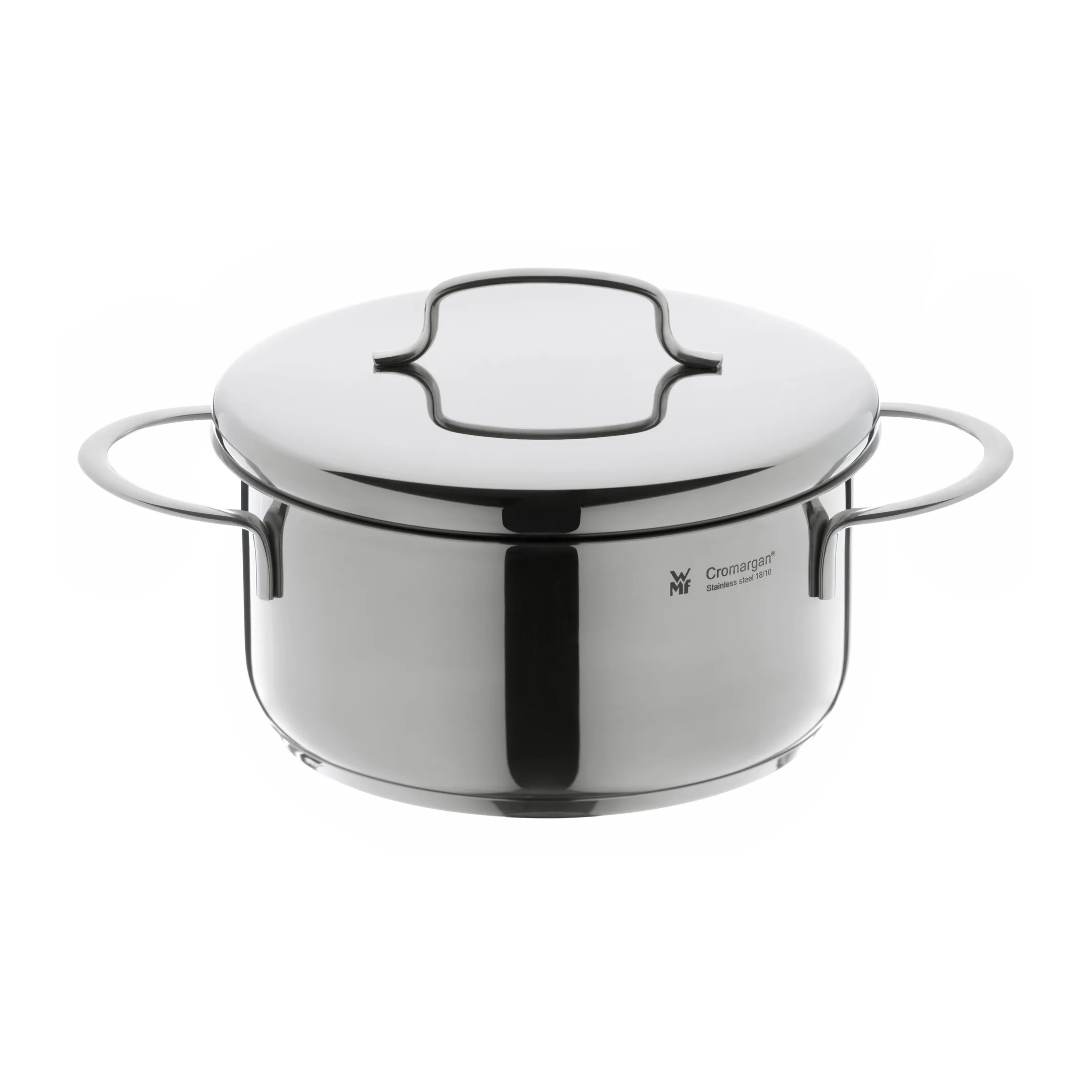 Mini Kochtopf flach mit Deckel 16cm