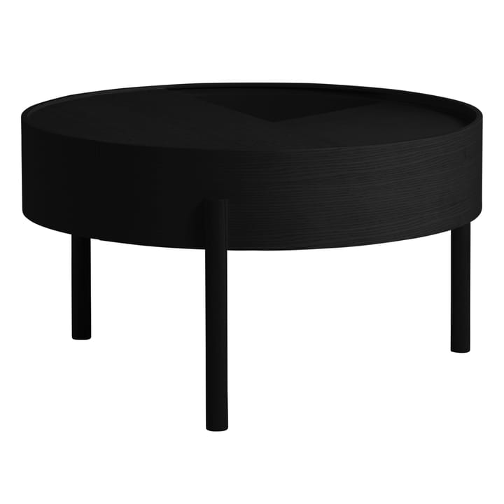 Arc Beistelltisch Ø66cm - Schwarz lackierte Esche - Woud