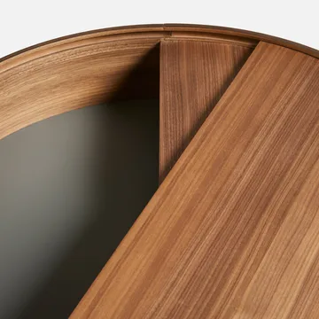 Arc Couchtisch Ø66cm - Walnuss - Woud