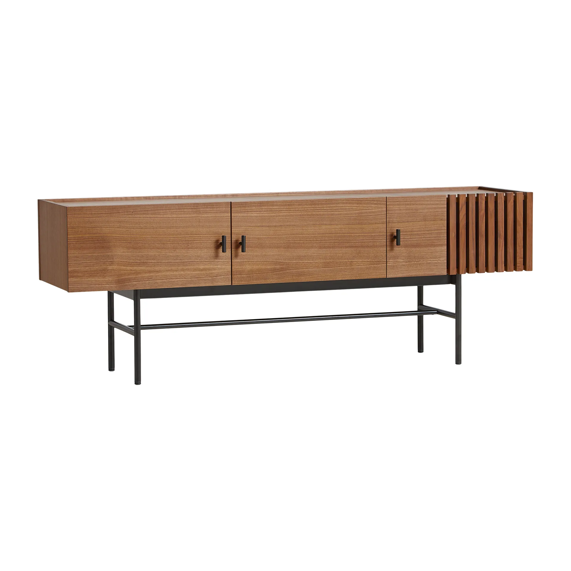 Array Beistelltisch niedrig, 150 cm, Walnuss Woud