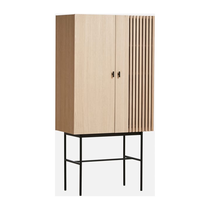 Array Schrank, 80cm - Weißpigmentierte Eiche - Woud