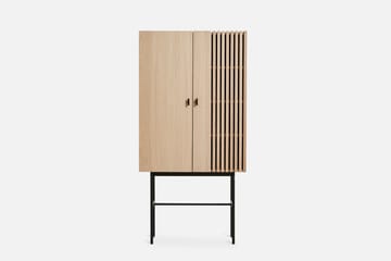 Array Schrank, 80cm - Weißpigmentierte Eiche - Woud