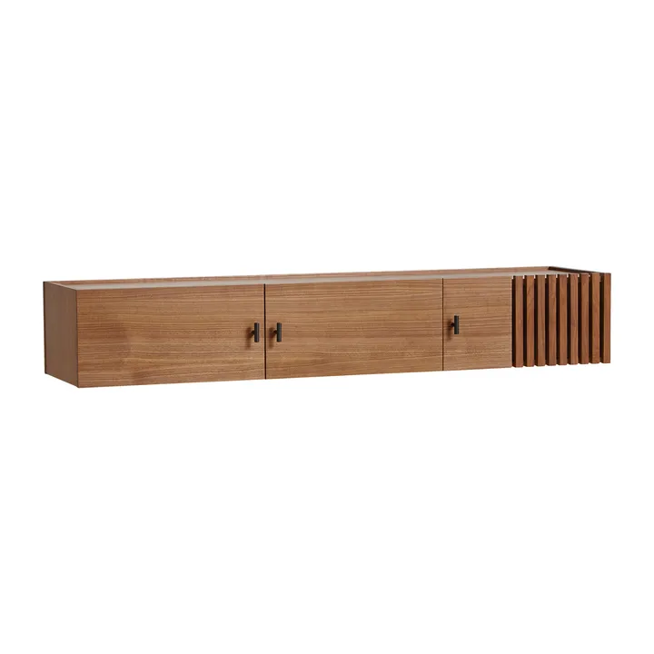 Array Wand-Sideboard , 150 cm - Walnuss - Woud
