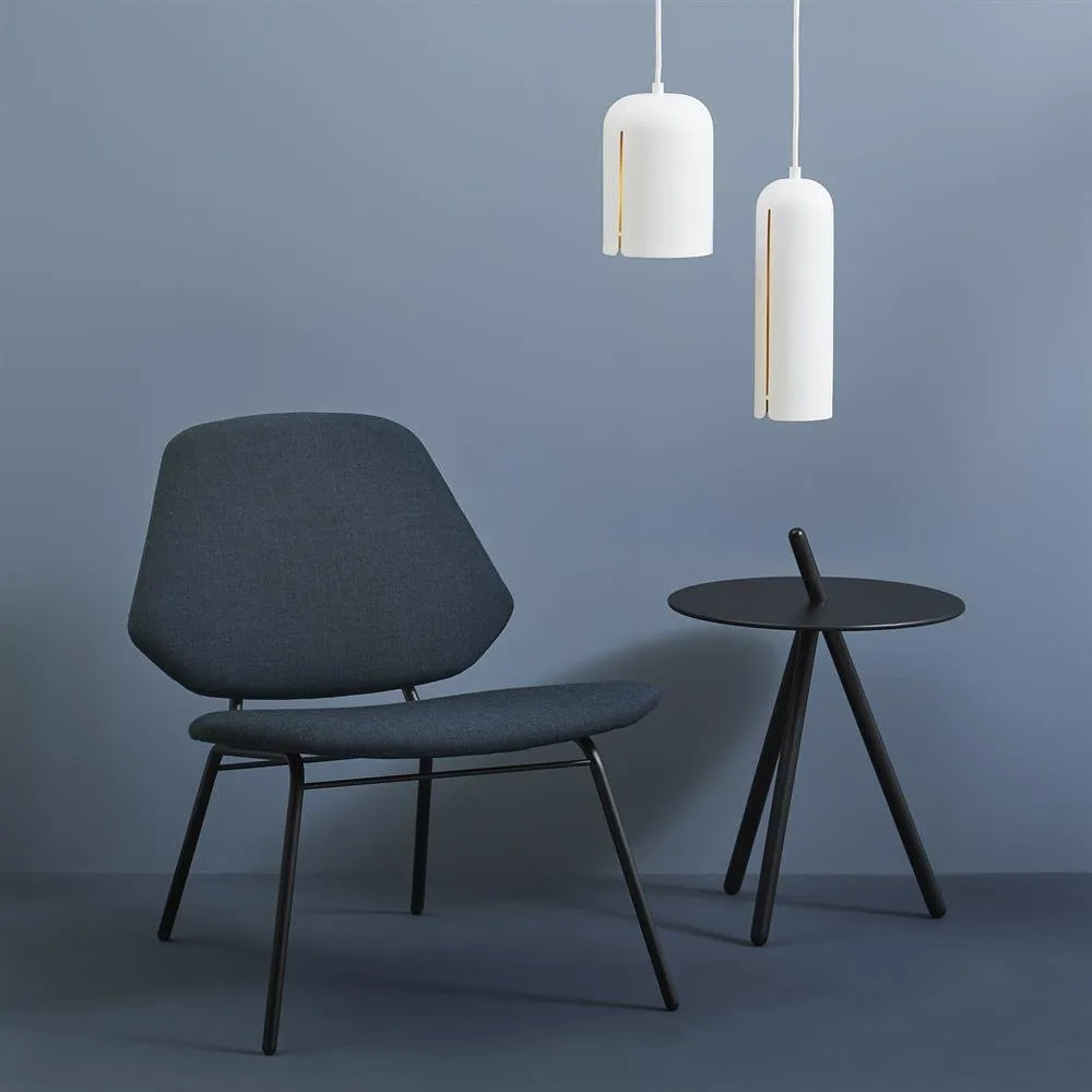 Come Here Beistelltisch, Eiche schwarz lackiert Woud