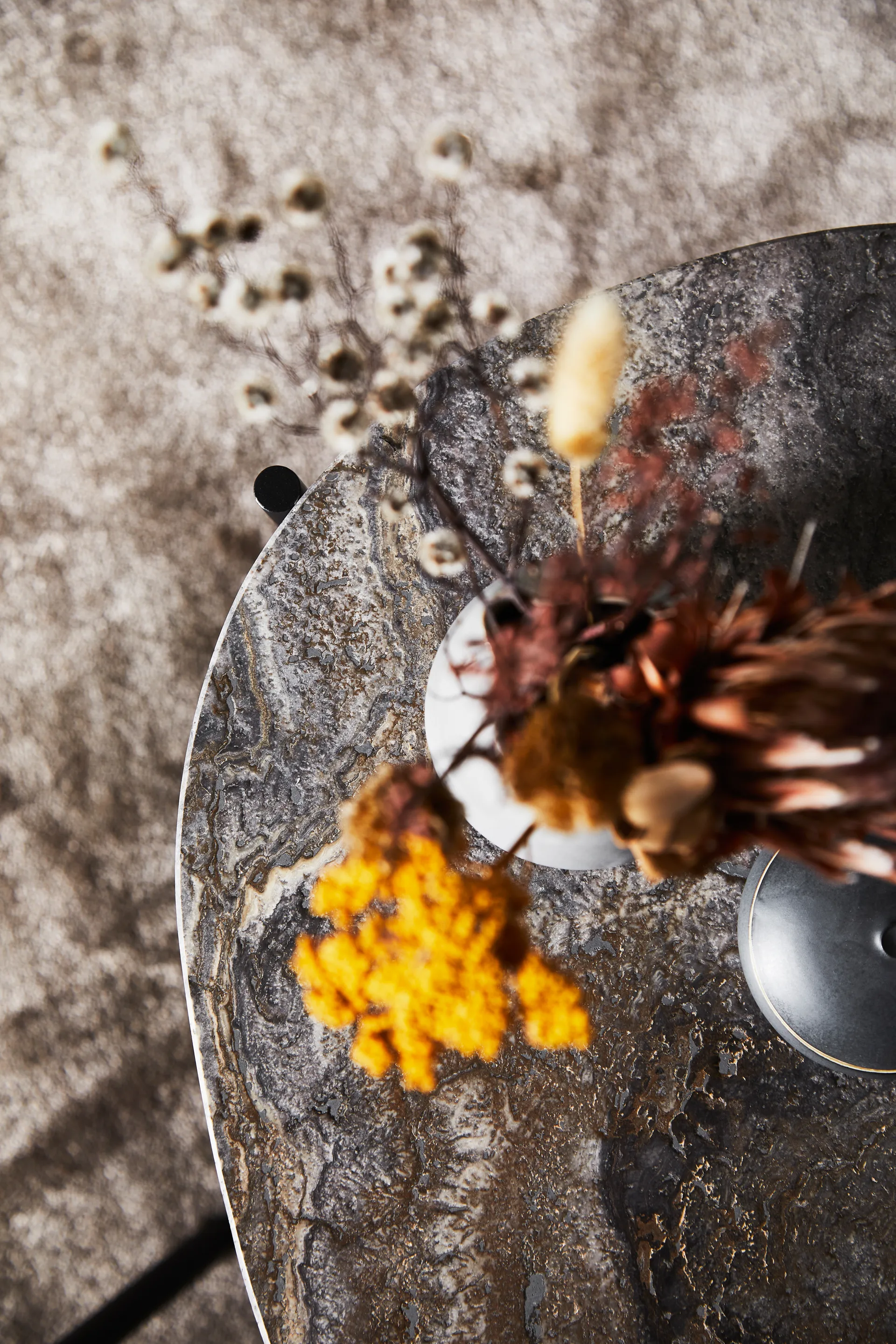 La Terra occasional Tisch, mittel, Grey melange Woud