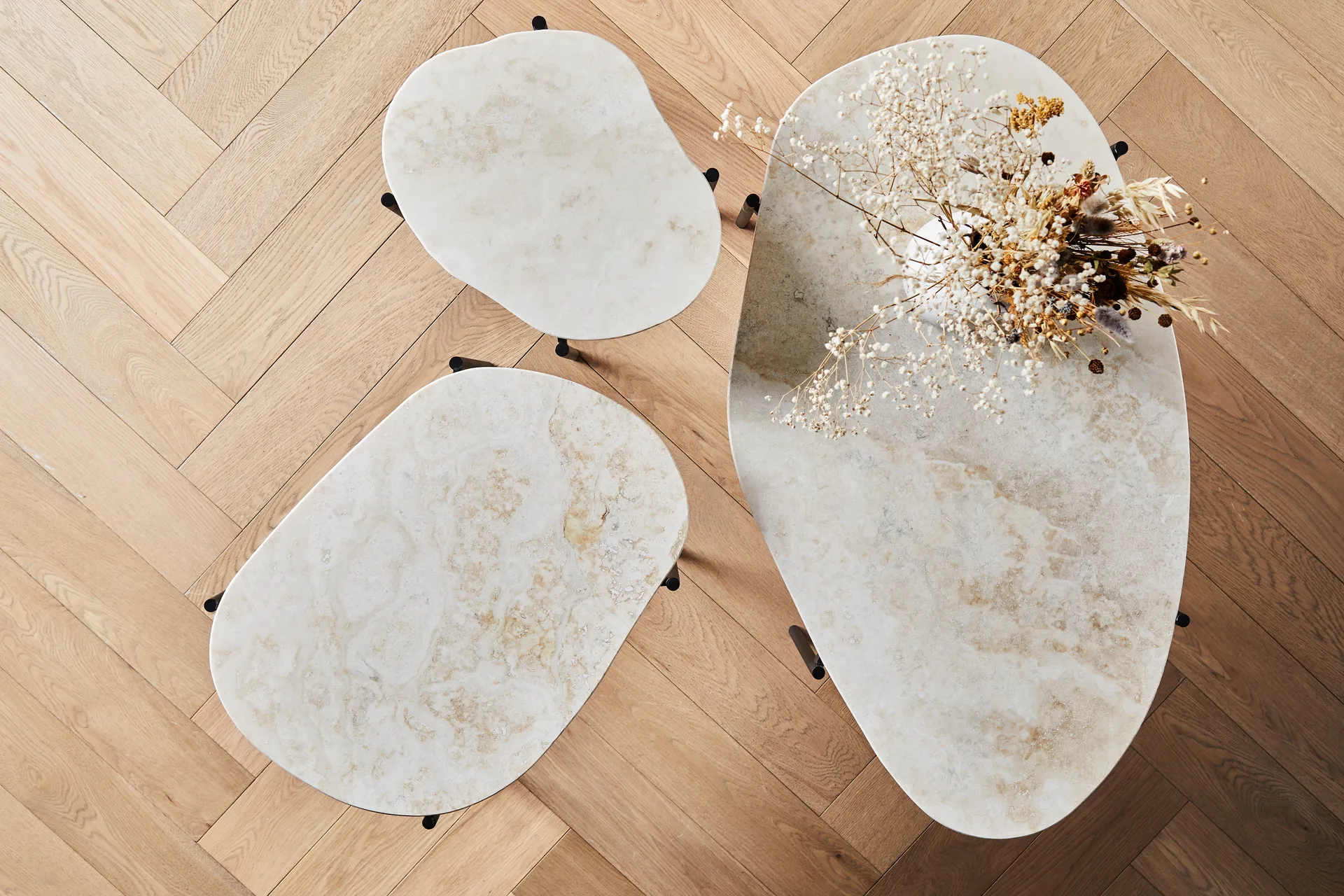 La Terra occasional Tisch, mittel, Ivory Woud