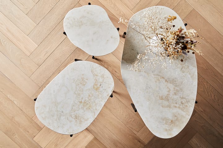 La Terra occasional Tisch, small, Ivory Woud