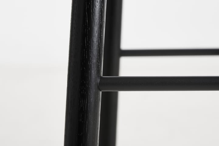 Mono Barhocker 65 cm - Esche schwarz bemalt - Woud