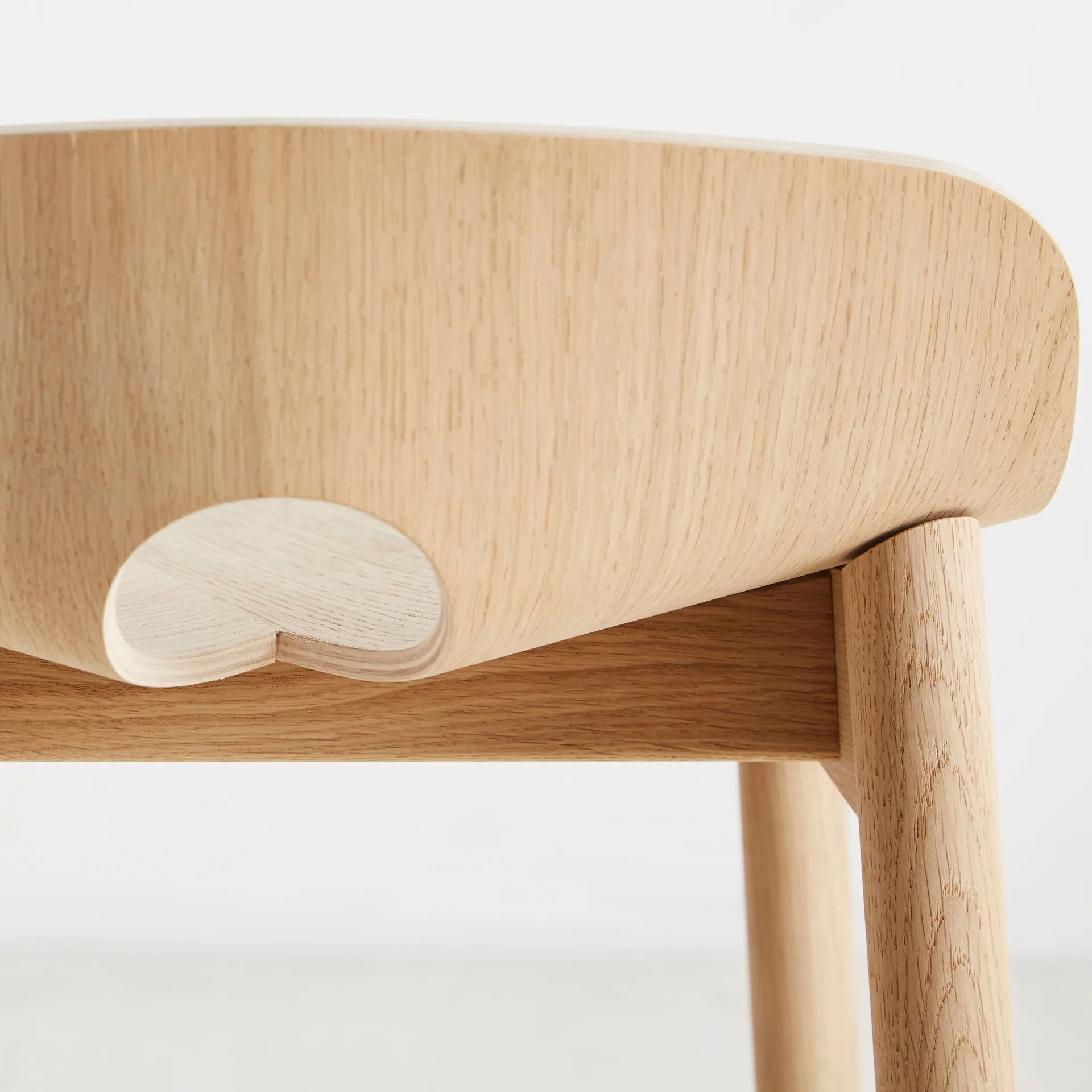Mono Barstuhl, Eiche weiß pigmentiert Woud