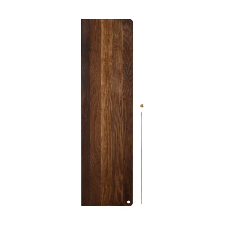 Stedge Add-on Regal - Geräucherte Eiche-Messing - Woud