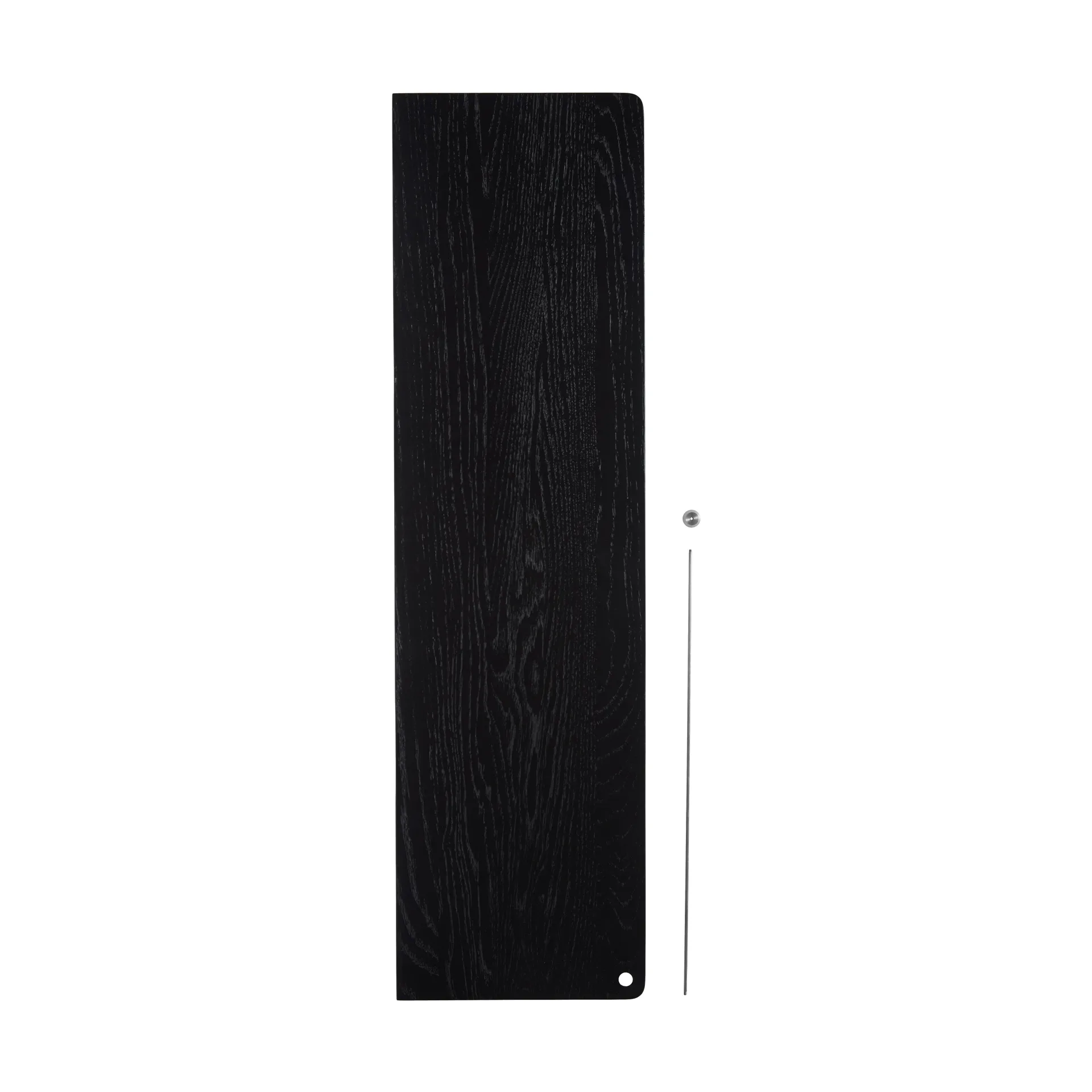 Stedge Add-on Regal, Schwarz Eiche-gebürsteter Stahl Woud