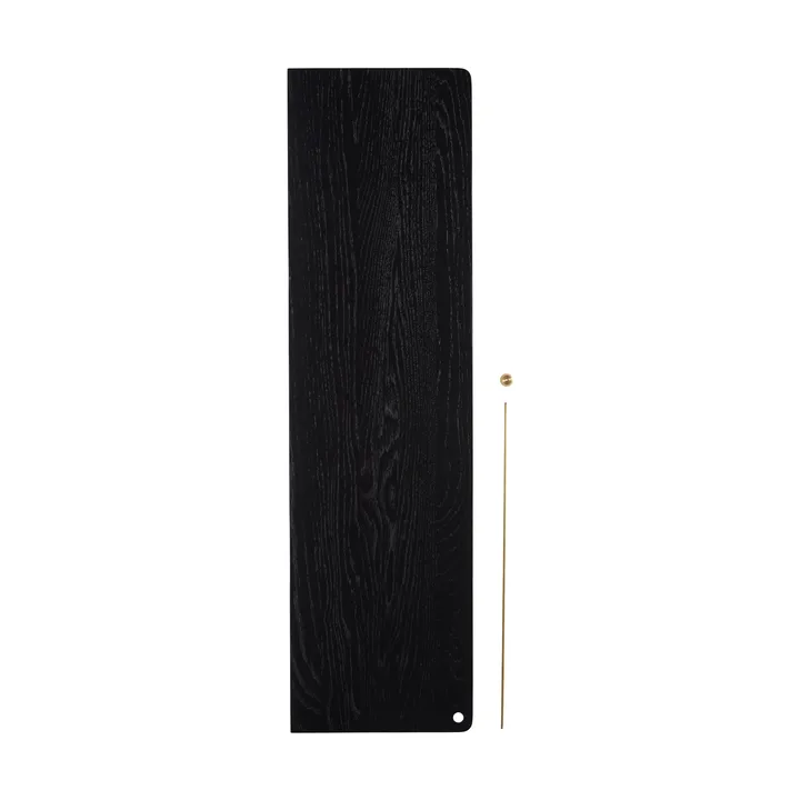 Stedge Add-on Regal - Schwarz Eiche-Messing - Woud