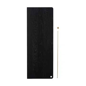 Stedge Add-on Regal - Schwarz Eiche-Messing - Woud
