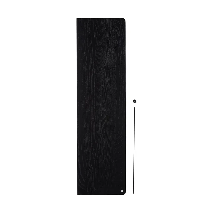 Stedge Add-on Regal - Schwarz Eiche-Schwarz, 80 cm - Woud