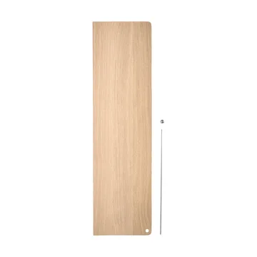 Stedge Add-on Regal - Weiß gebeizte Eiche-gebürsteter Stahl - Woud