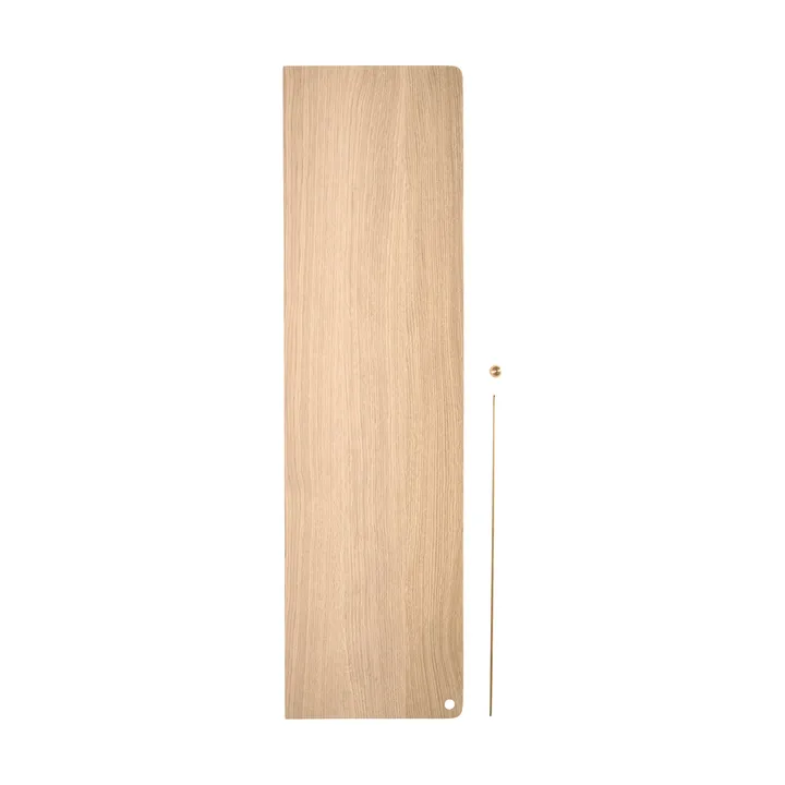 Stedge Add-on Regal - Weiß pigmentierte Eiche-Messing - Woud