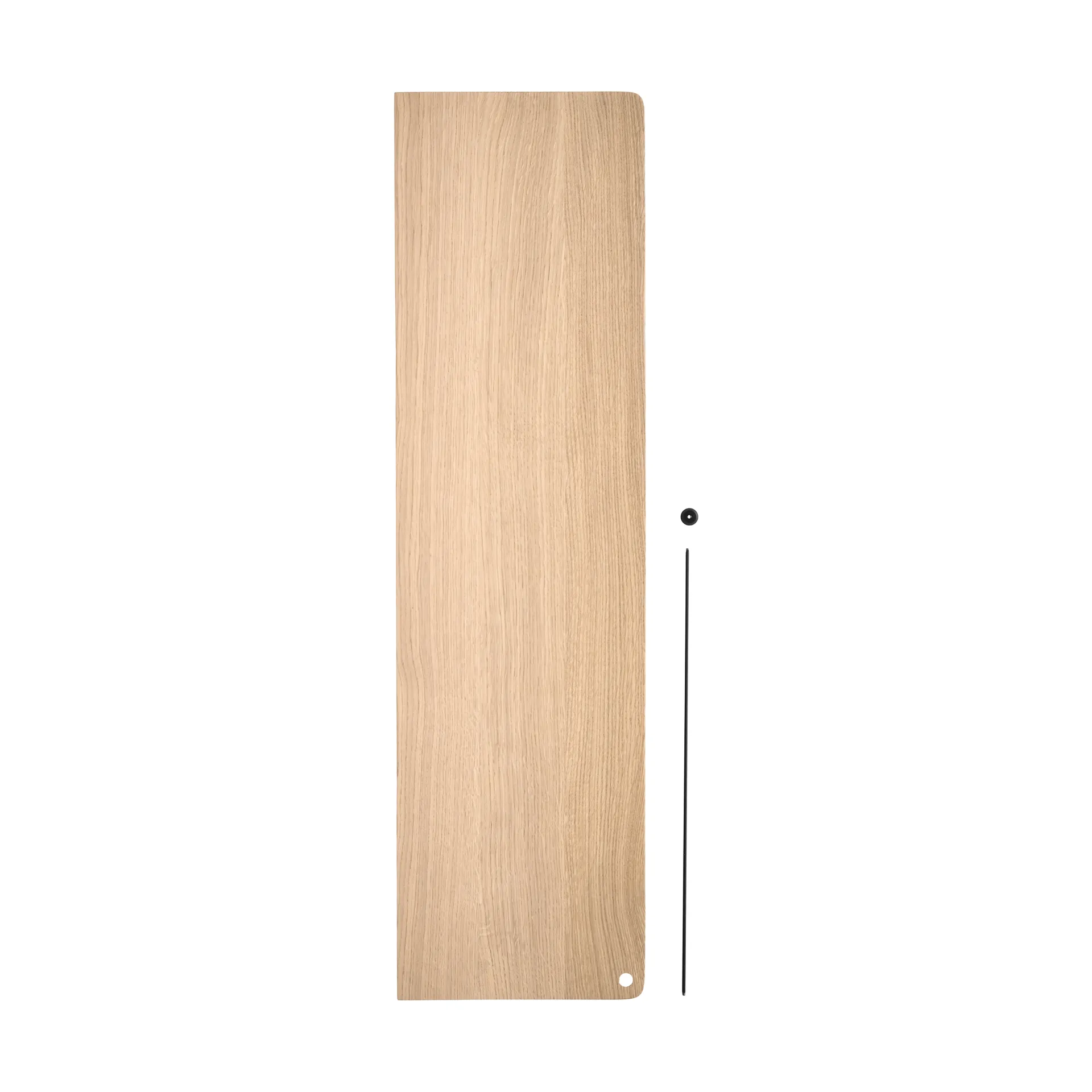 Stedge Add-on Regal, Weiß pigmentierte Eiche-Schwarz, 80 cm Woud